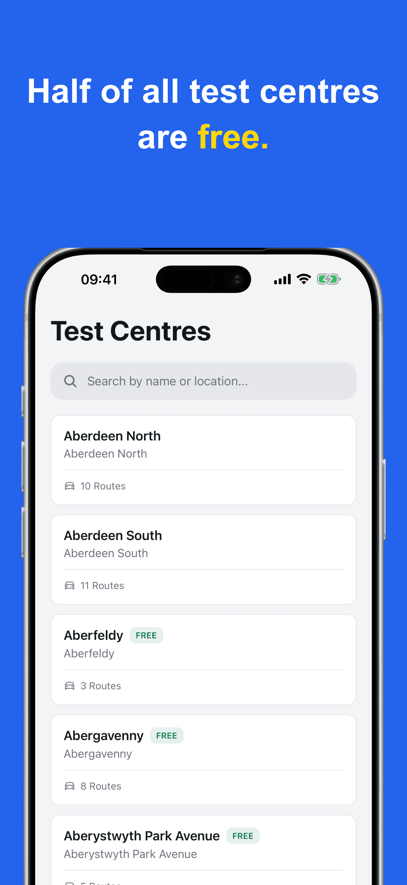 Test centre explorer in Driving Test Route - PassPal